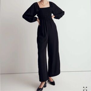 Madewell Jumpsuit Long Sleeve Black Women’s size 4 NWT